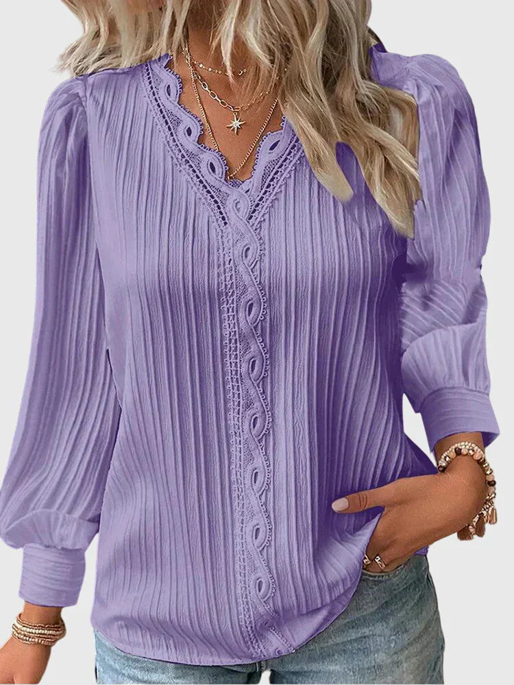 Andrea™ | Elegant Pulloverskjorta