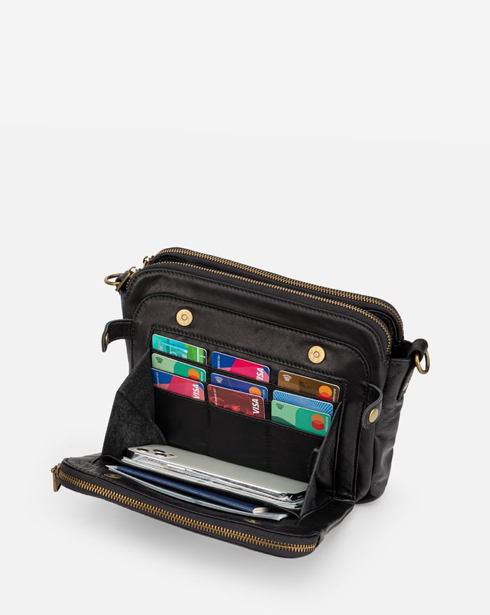 Jovie - Snygg tre-lagers crossbody-väska