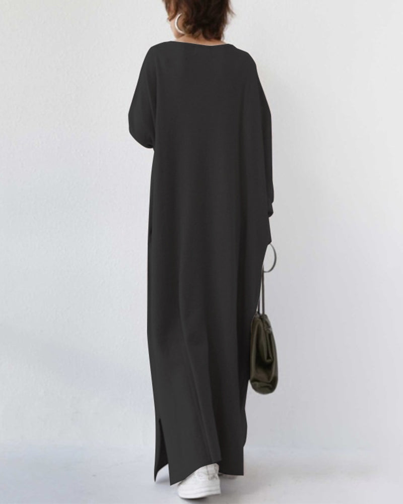 Nora | Elegant Casual V-Ringning Klänning