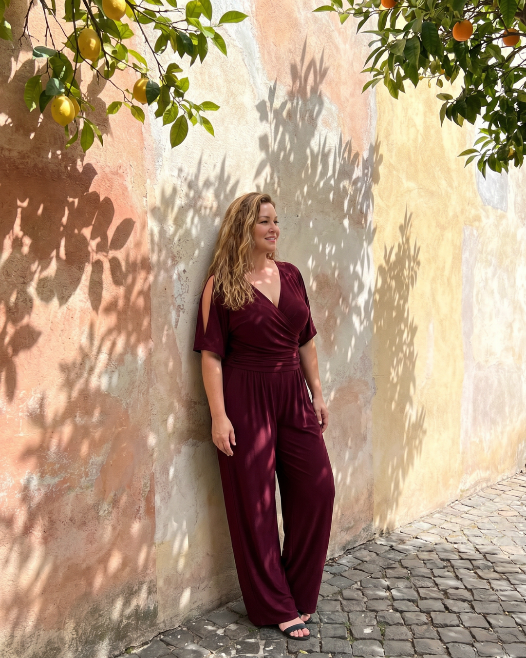 Nyxara | Cold Shoulder Omlottmidja Avslappnad Overall