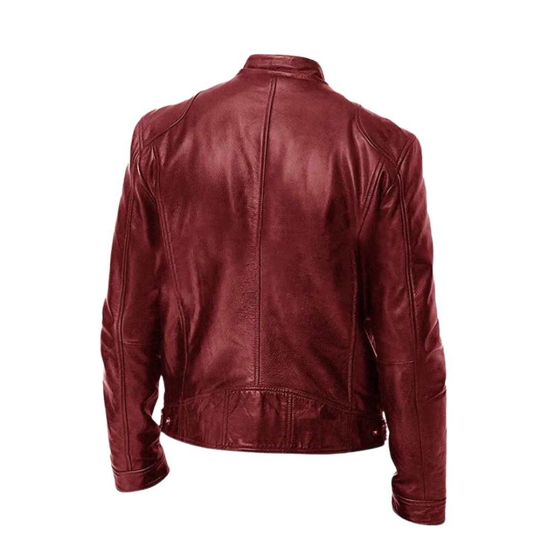 Laluna Casual Leren Jack i högkvalitativt läder, stilren design.