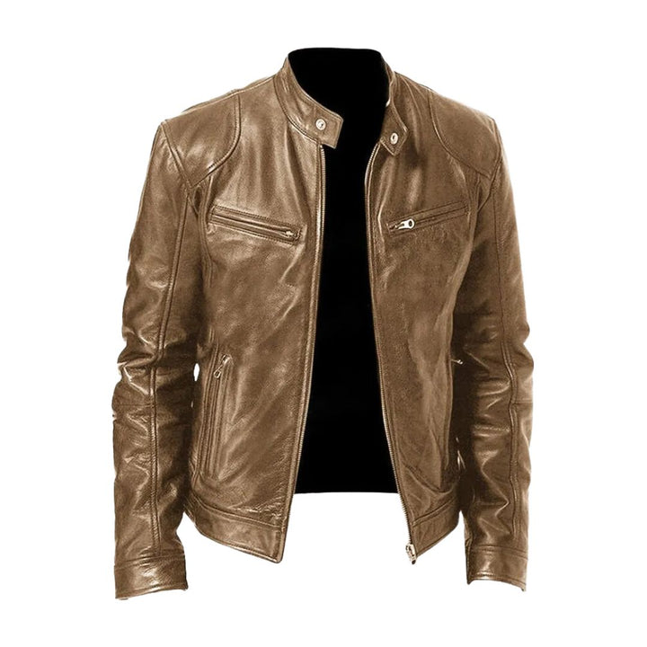 Laluna Casual Leren Jack i högkvalitativt läder, stilren design.