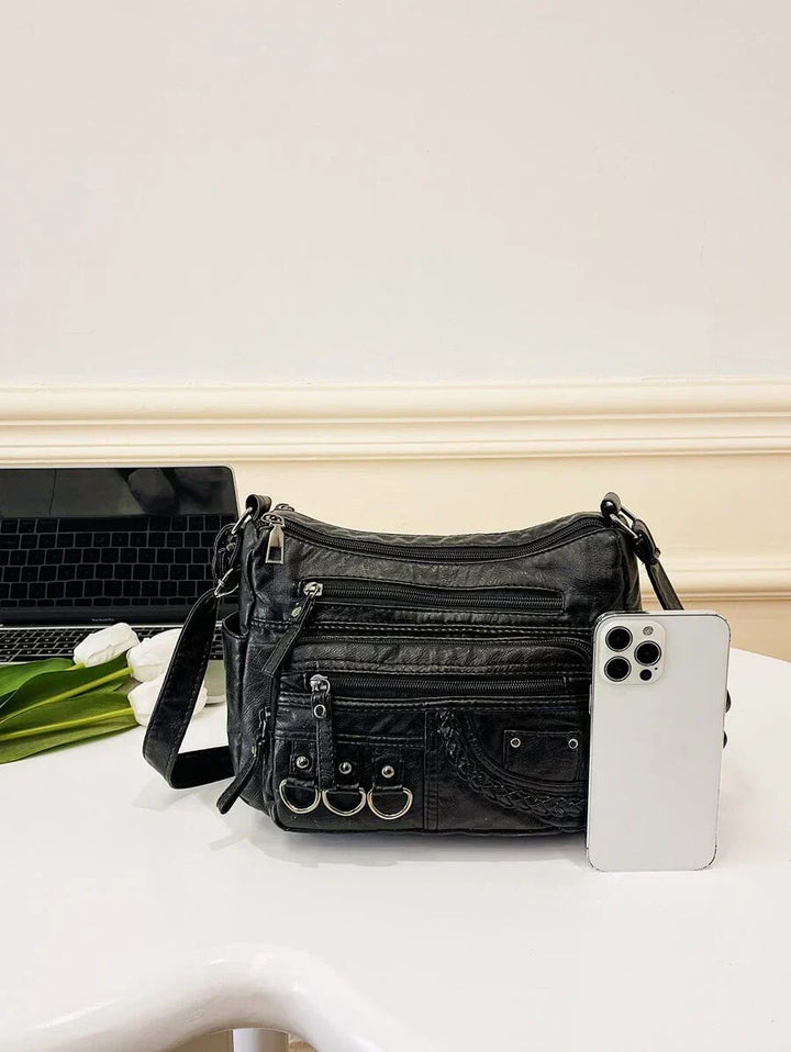 Lilith - Tidlös Multi-Lager Crossbody Väska