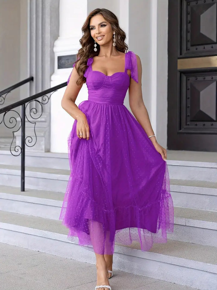 Carmen | Elegant Nät Aftonklänning