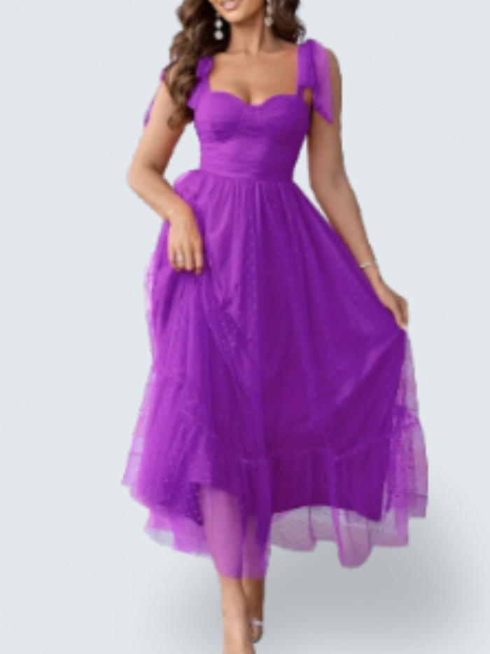 Carmen | Elegant Nät Aftonklänning