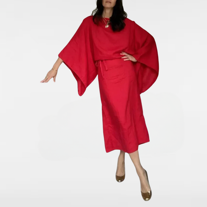 Saphira | Maxi kimono-stil klänning