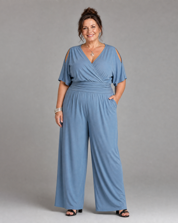 Nyxara | Cold Shoulder Omlottmidja Avslappnad Overall