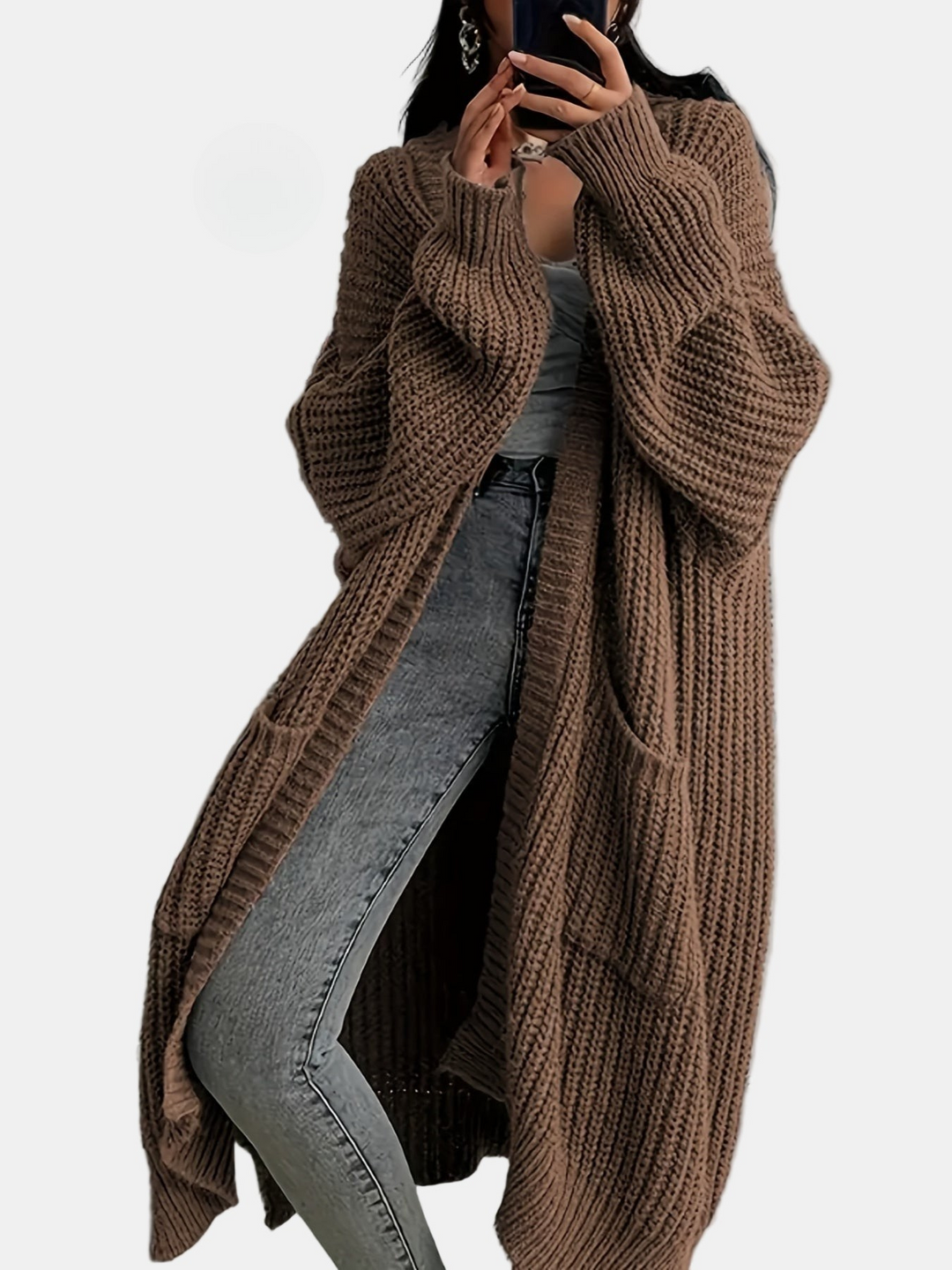 Celine | Mysig Lång Cardigan