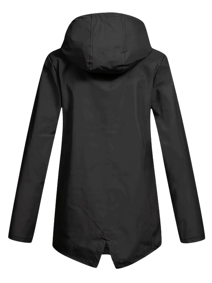 Laluna® jas med capuchon i elegant design, idealisk för alla väder