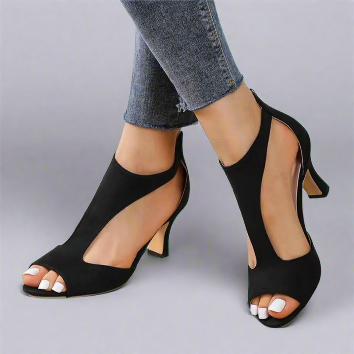 Oline | Utskuren Peep Toe Klackar