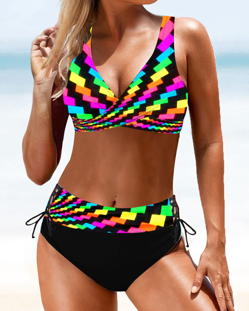 Sara™ | Glad och Färgglad Bikini