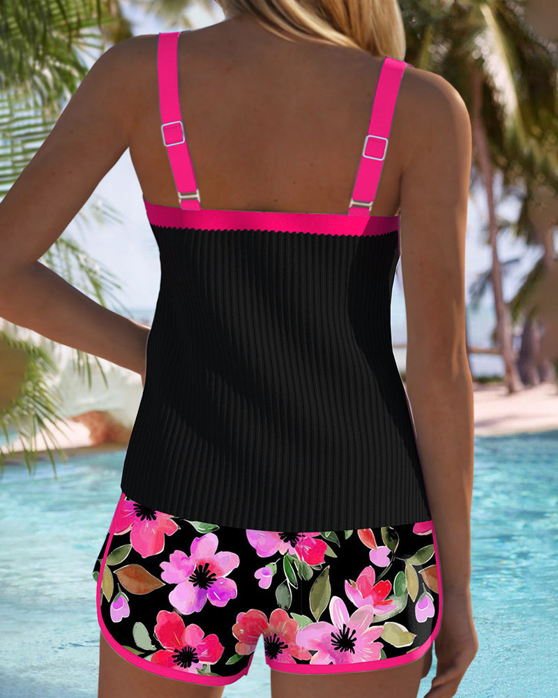 Matilda | Tvådelad Strand Tankini Byxor