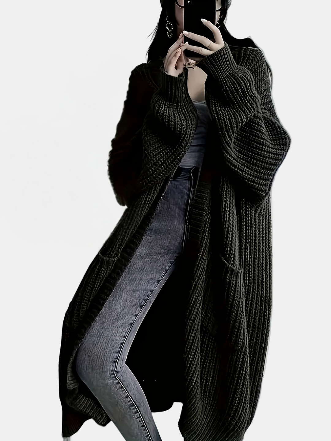 Celine | Mysig Lång Cardigan
