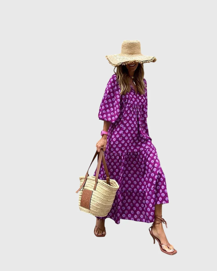 Sarah™ – Boho Maxiklänning