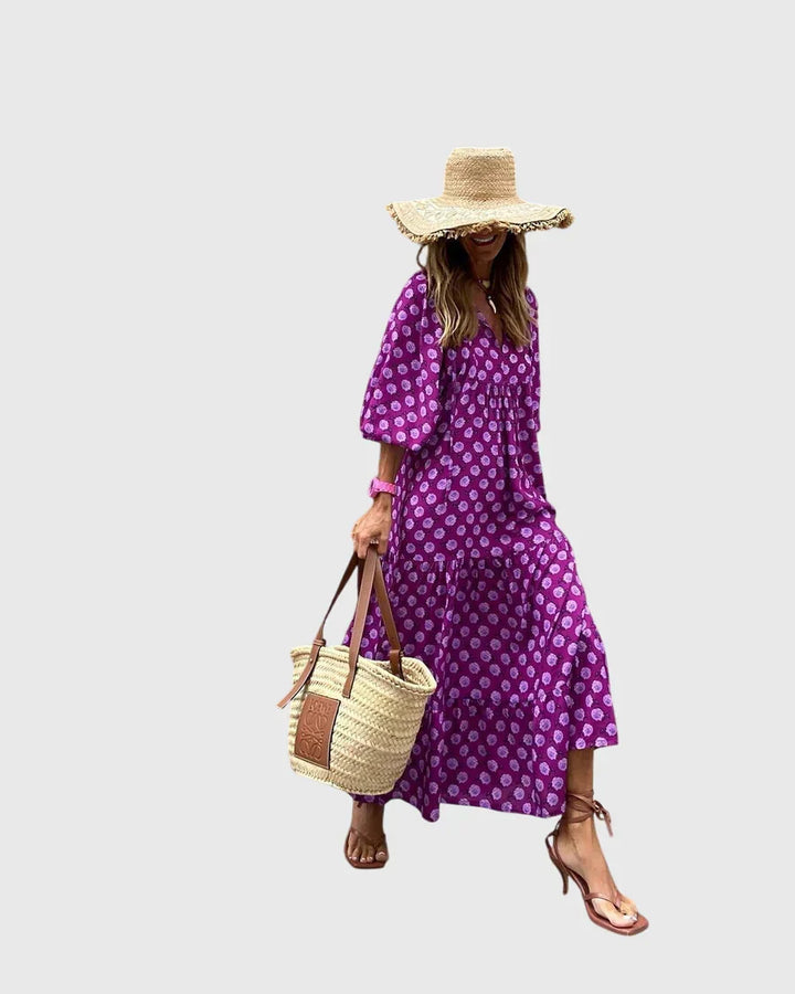 Sarah™ – Boho Maxiklänning