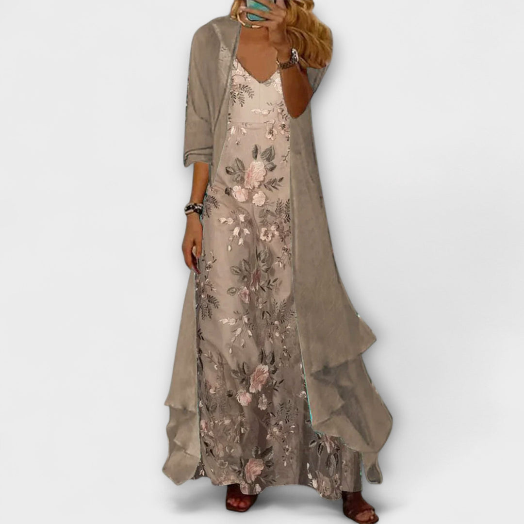 Bryleigh | Elegant Maxiklänning Tvådelat Set