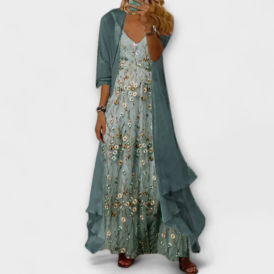 Bryleigh | Elegant Maxiklänning Tvådelat Set