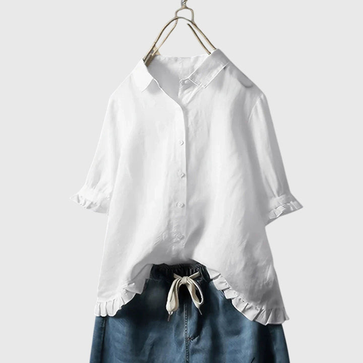Pamela™ | Elegant och Förfinad Skjorta