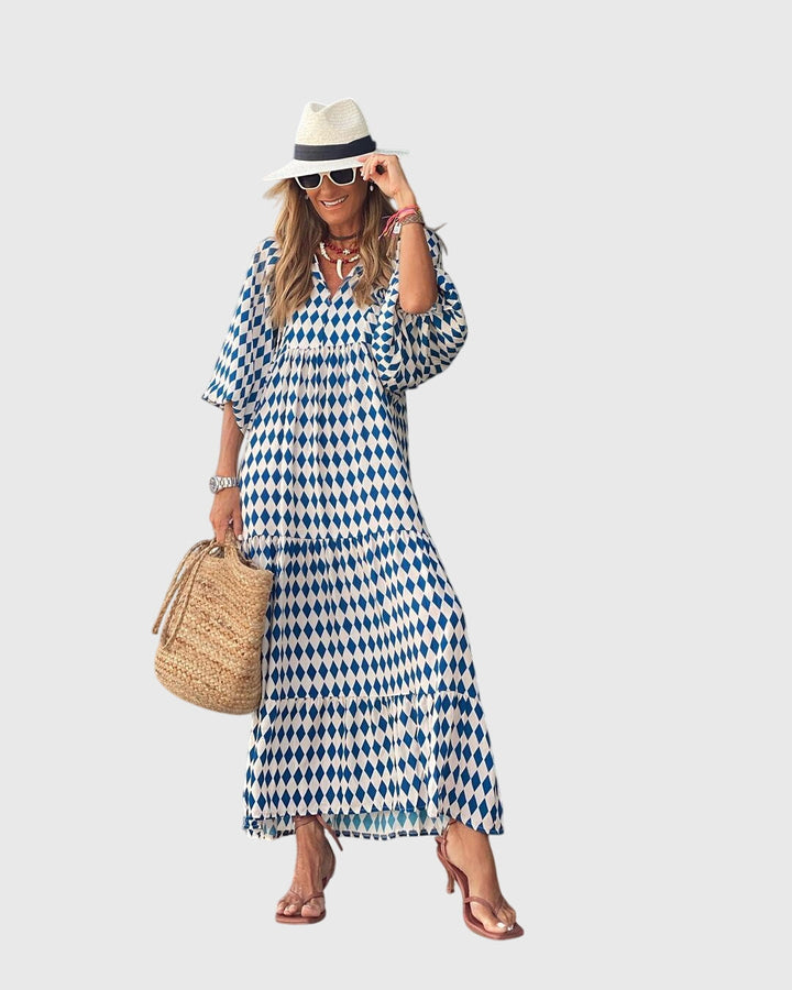 Sarah™ – Boho Maxiklänning