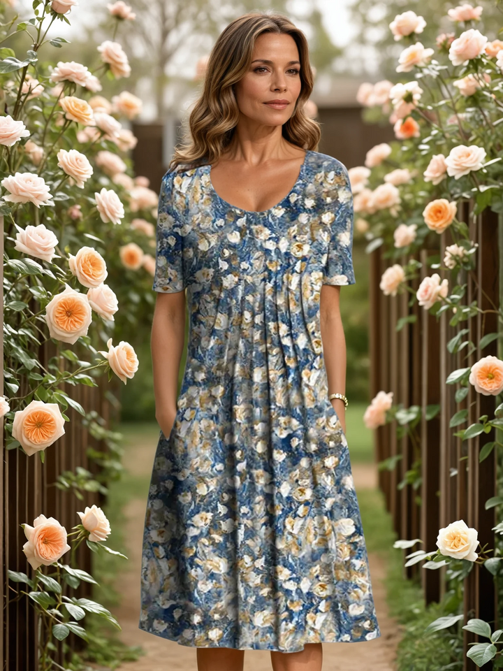 Ruth | Elegant Klänning med Magtäckning