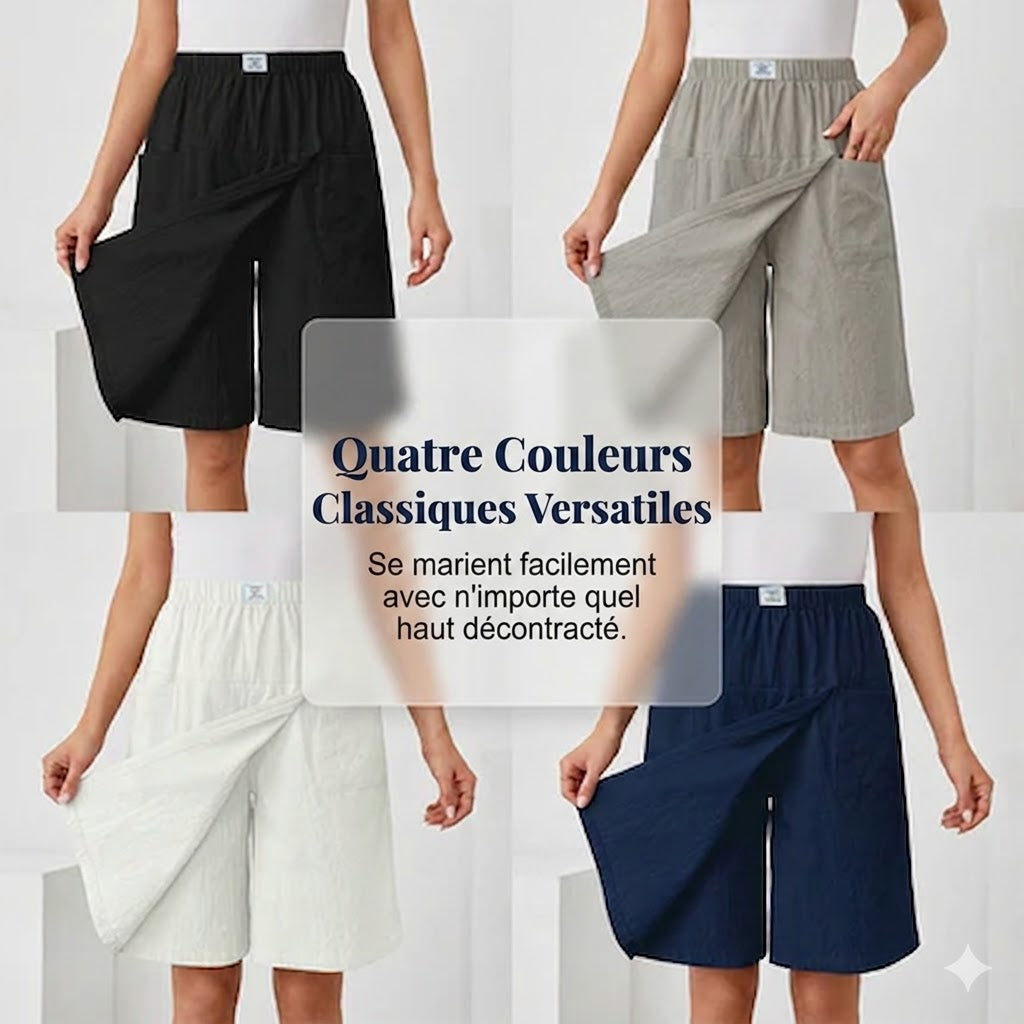 Libertine™ | Elastisk Midja Skort med Fickor