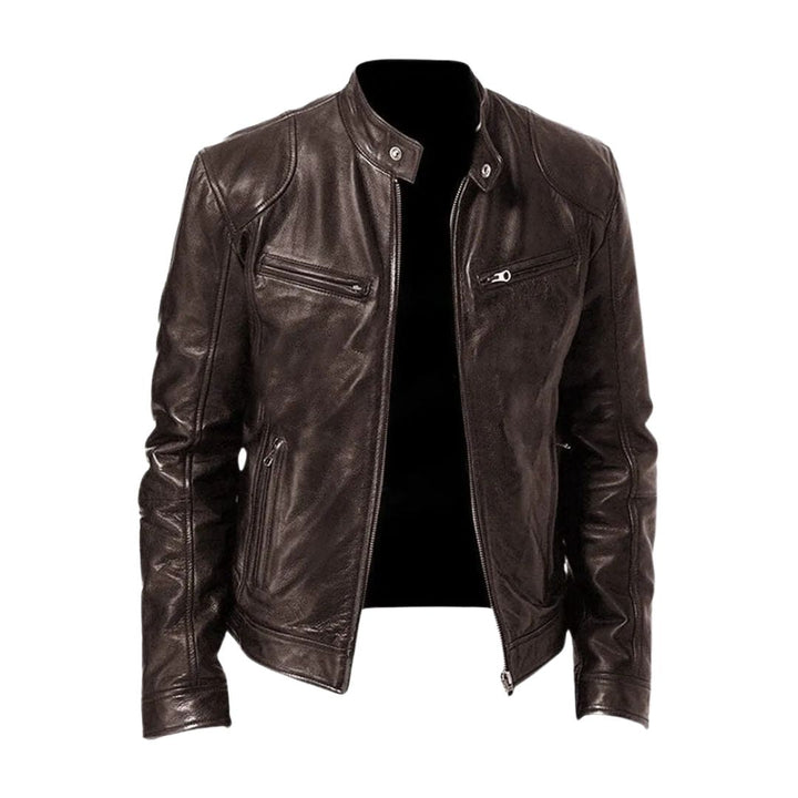 Laluna Casual Leren Jack i högkvalitativt läder, stilren design.