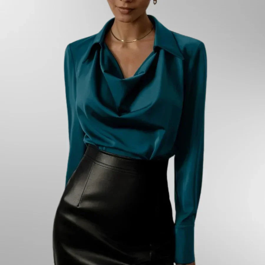 Violet™ | Elegant Satinblus