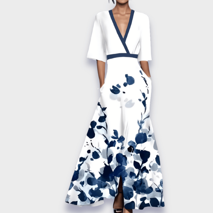Eliana™ | Elegant Blomster A-Linje Klänning