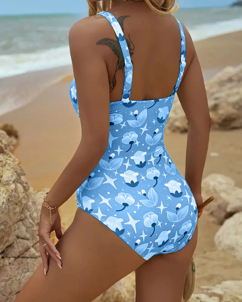 Clara | Endelad Tryckt Tankini