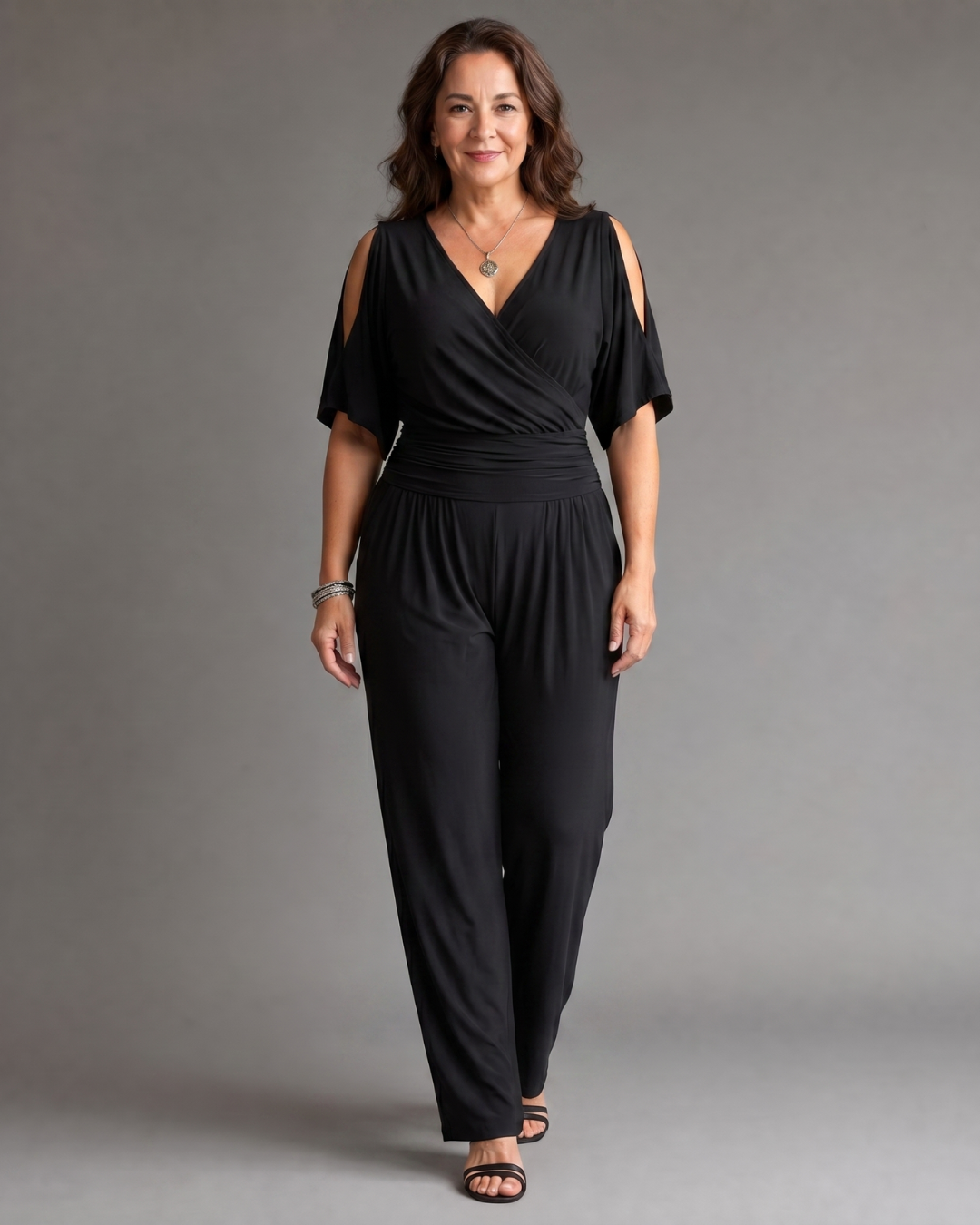 Nyxara | Cold Shoulder Omlottmidja Avslappnad Overall
