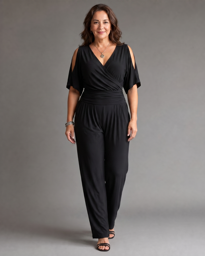 Nyxara | Cold Shoulder Omlottmidja Avslappnad Overall