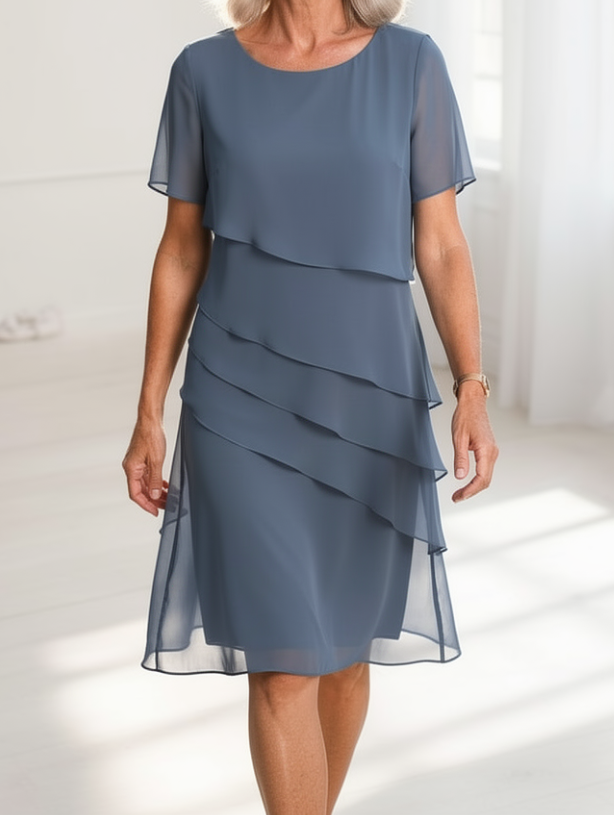 Juliette | Elegant Flödande Volangklänning