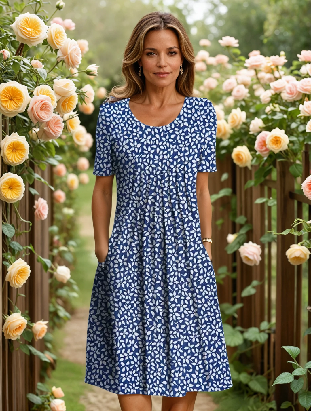 Ruth | Elegant Klänning med Magtäckning
