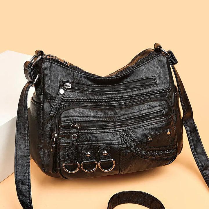 Lilith - Tidlös Multi-Lager Crossbody Väska