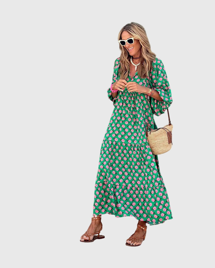 Sarah™ – Boho Maxiklänning