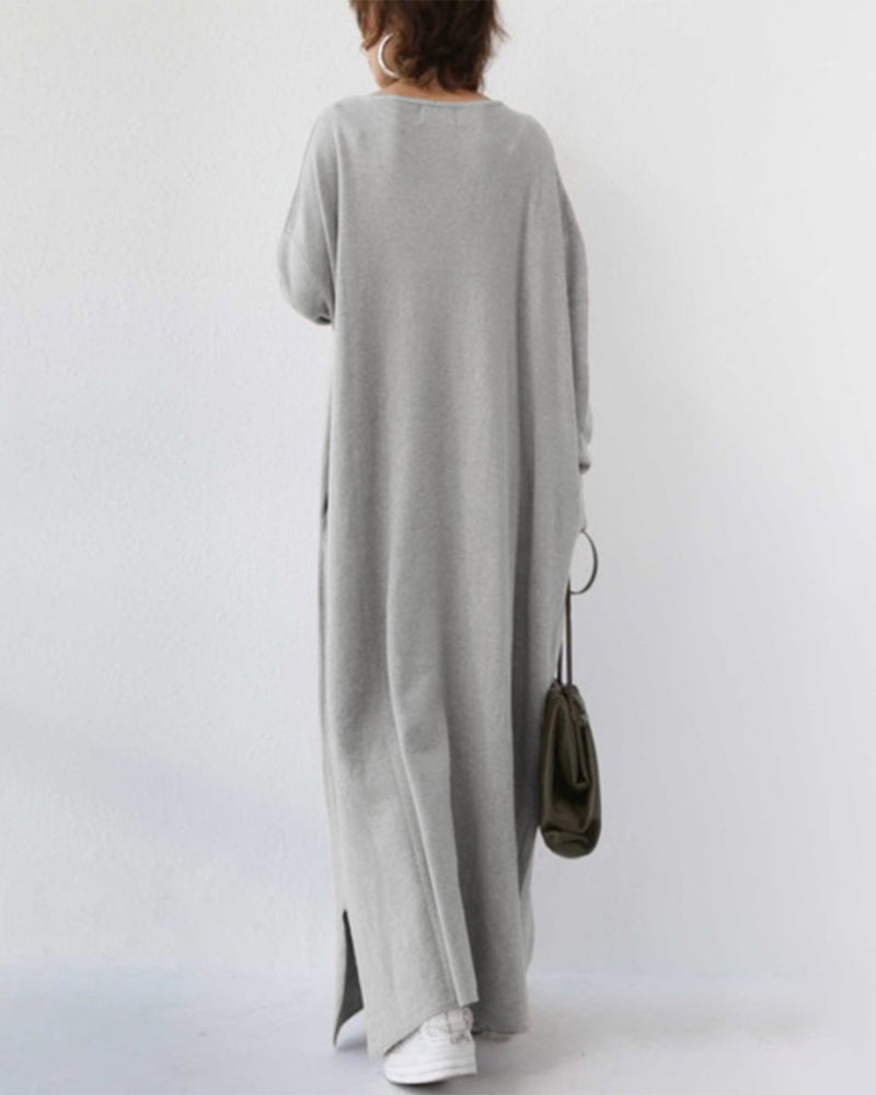 Nora | Elegant Casual V-Ringning Klänning