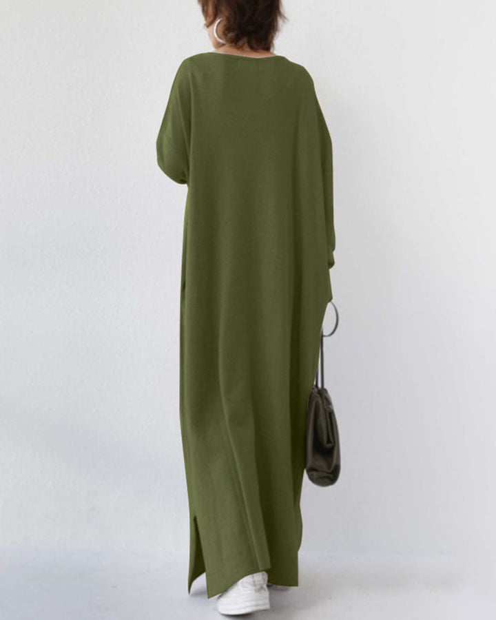 Nora | Elegant Casual V-Ringning Klänning