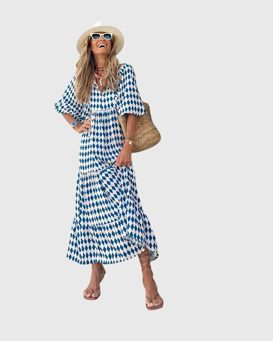 Sarah™ – Boho Maxiklänning