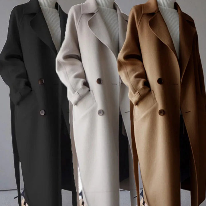 Malvine | Elegant Långkappa i Tidlös Design