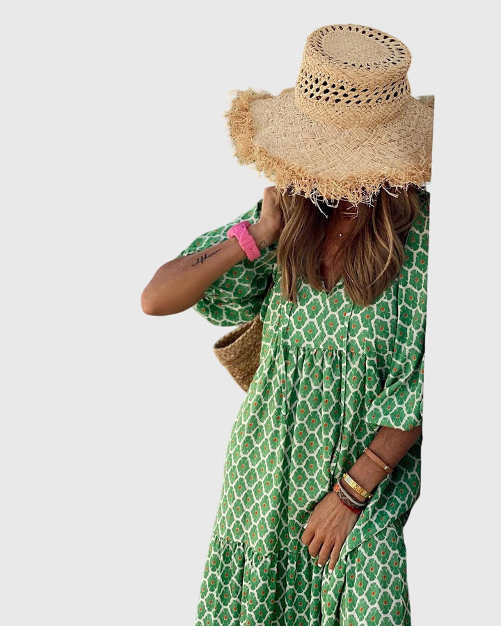 Sarah™ – Boho Maxiklänning