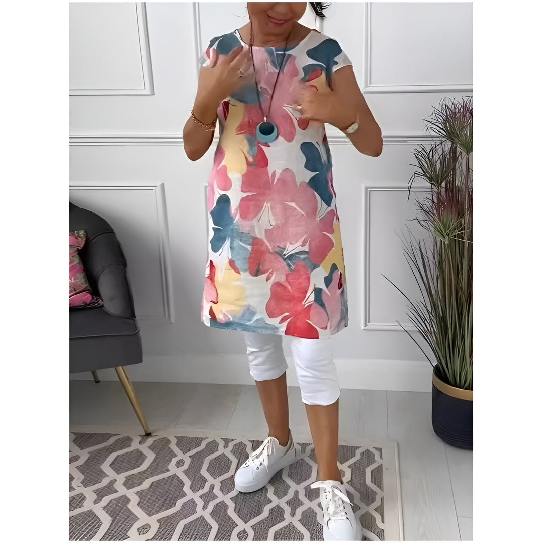 LINDA | BLOOM TUNIC KLÄNNING