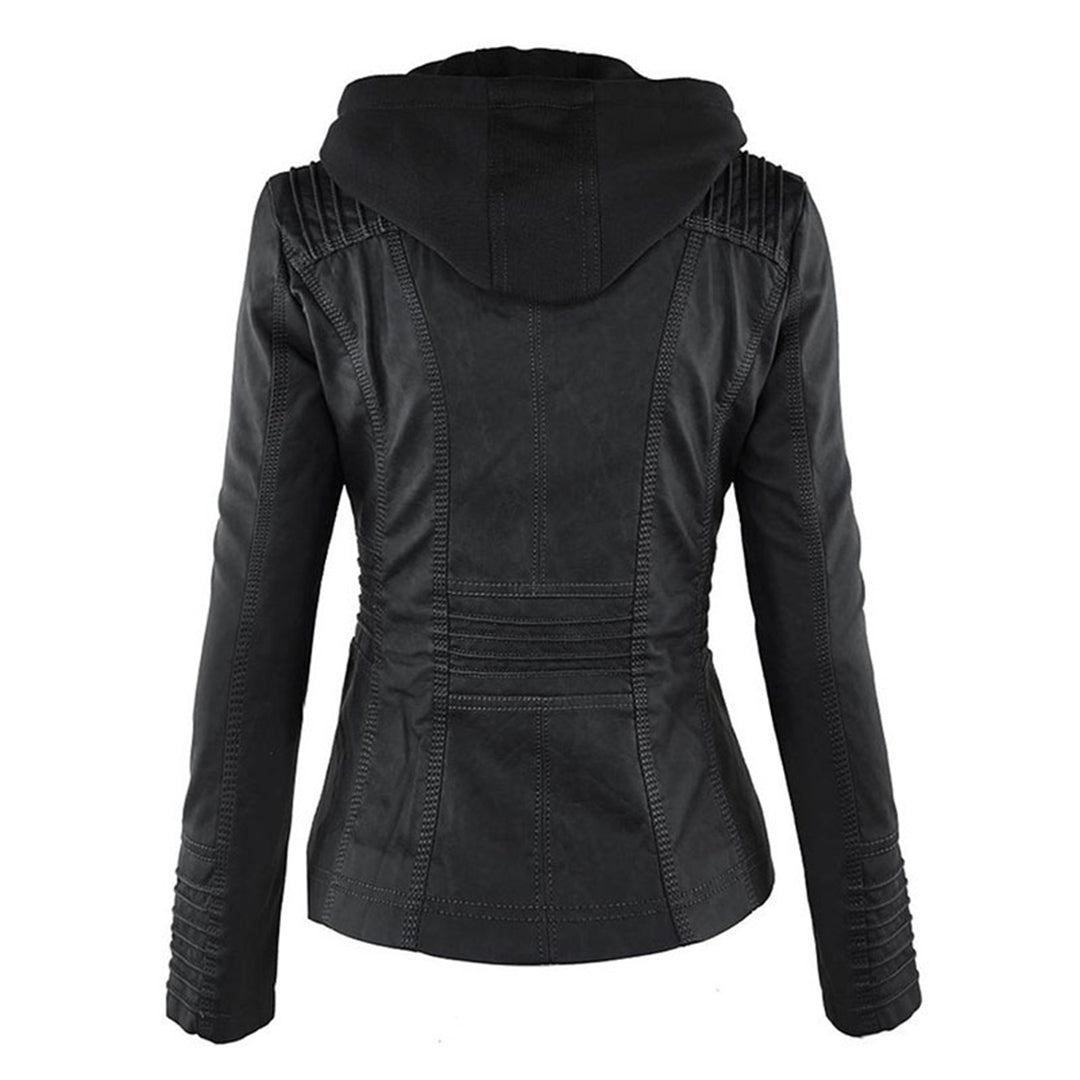 Laluna® Leren Damesjas i veganskt läder, elegant och funktionell design.