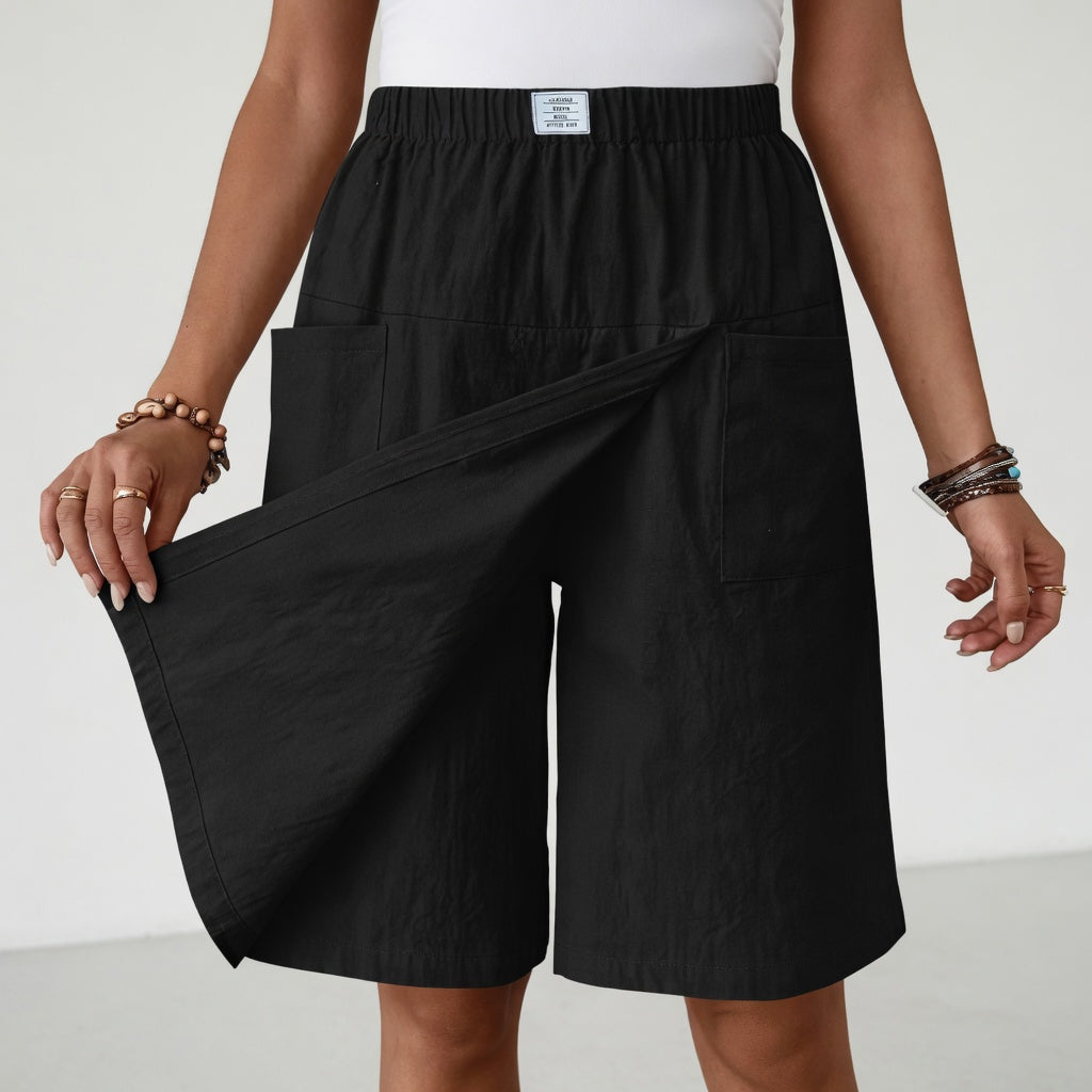 Libertine™ | Elastisk Midja Skort med Fickor