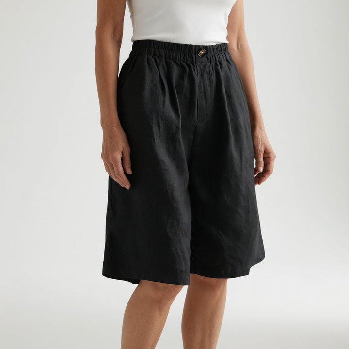 Wandeline™ | Vida Elastisk Midja Naturlig Sommarkomfort Shorts