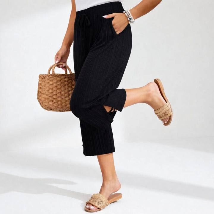 Lauréline™ | Elegant Bekväm Flytande Sommarbyxor
