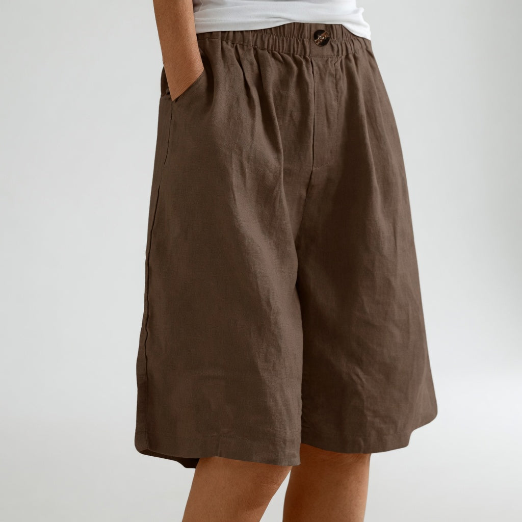 Wandeline™ | Vida Elastisk Midja Naturlig Sommarkomfort Shorts