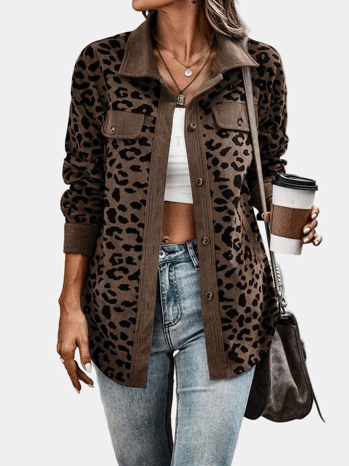 Coraline | Leopardmönstrad Jacka