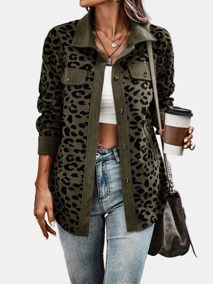 Coraline | Leopardmönstrad Jacka
