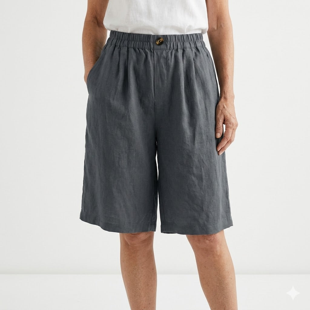 Wandeline™ | Vida Elastisk Midja Naturlig Sommarkomfort Shorts