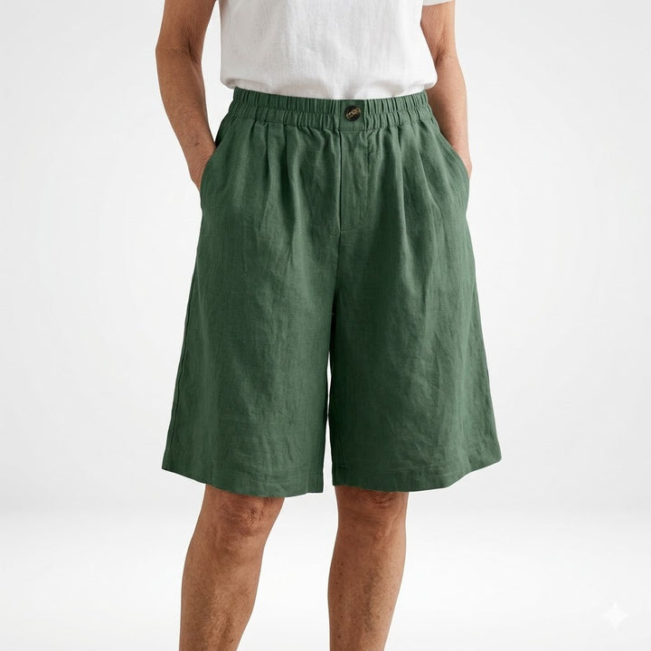 Wandeline™ | Vida Elastisk Midja Naturlig Sommarkomfort Shorts